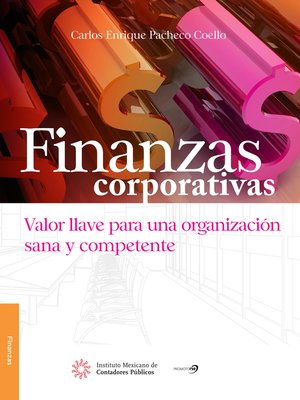 cover image of Finanzas corporativas.